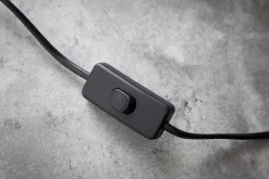 Metall Lampen|Retro Lampen*Invicta Interior Tischlampe Metall Schwarz Gold Leselicht E27 52 cm hoch