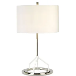 Elstead Tischlampe Modern Design Weiß E27 Nachttisch Wohnzimmer< Tischlampen|Schlafzimmer Lampen