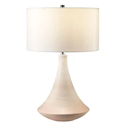 Elstead Tischlampe NEVIO Creme Keramik H:68cm Ø42cm Lampe< Tischlampen|Schlafzimmer Lampen