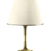 Tischlampen|Schlafzimmer Lampen*Jupiter Tischlampe PENELO in Messing Weiß 56cm Wohnzimmer