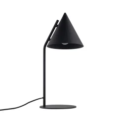 Tischlampen|Bürolampen*TK Lighting Tischlampe Schwarz 49 cm hoch Metall E27 Retro CODY