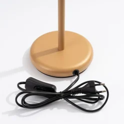 Sollux Tischlampe schwenkbar 43 cm hoch Aluminium in Gold GU10< Bürolampen|Schlafzimmer Lampen