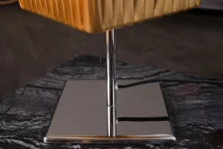 Tischlampen|Schlafzimmer Lampen*Invicta Interior Tischlampe Stoff Metall H:44 cm E27 in Schwarz Gold