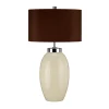 Tischlampen|Schlafzimmer Lampen*Elstead Tischlampe THALIE Creme Porzellan H:58cm Lampe