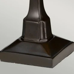 Glaslampen|Tiffany Lampen*Elstead Tischlampe Tiffany Stil E14 30,5cm in Bronze antik Gelb