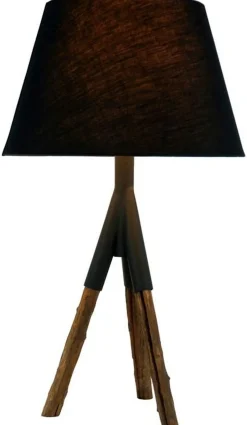 Holzlampen|Lampen Treibholz*Suna Living Tischlampe Treibholz Handarbeit Dreibein Wohnzimmer