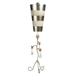 Elstead Tischlampe VICA Silber Ø29cm H:97cm Bodenleuchte< Tischlampen|Schlafzimmer Lampen