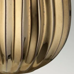 Elstead Tischlampe Weiß Bronze E27 55 cm Stoff Keramik< Wohnzimmerlampen|Stofflampen