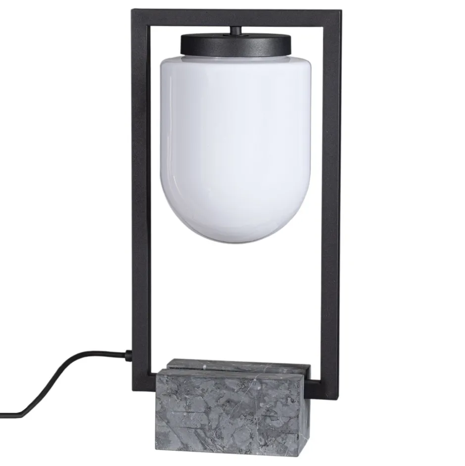 By Rydéns Tischleuchte außen Marmorsockel 52 cm hoch E27 IP44< Metall Lampen|Moderne Außenleuchten