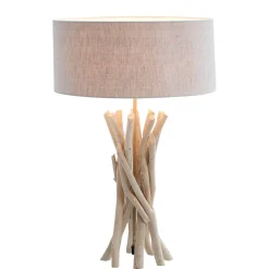 Invicta Interior Tischleuchte Ø40cm Modern kunstvoll aus Treibholz< Tischlampen|Schlafzimmer Lampen