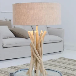 Invicta Interior Tischleuchte Ø40cm Modern kunstvoll aus Treibholz< Tischlampen|Schlafzimmer Lampen