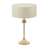Jupiter Tischleuchte DAGNO Shabby Gold Ecru B:54cm Lampe< Tischlampen|Schlafzimmer Lampen