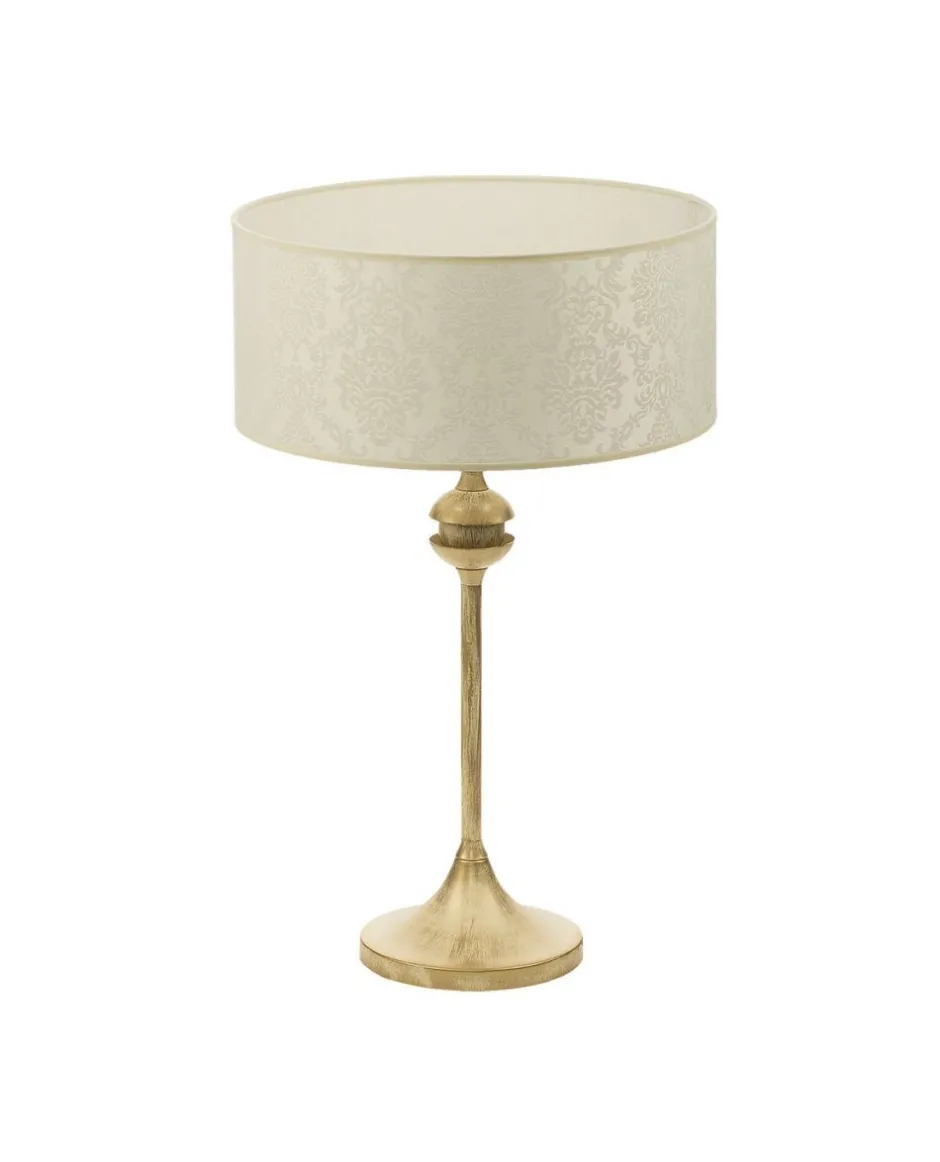 Jupiter Tischleuchte DAGNO Shabby Gold Ecru B:54cm Lampe< Tischlampen|Schlafzimmer Lampen