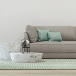 Glaslampen|Retro Lampen*Searchlight Tischleuchte E27 43 cm Schwarz Rauchgrau Glas Metall