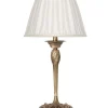 Giovanni Battista Tischleuchte E14 Simona Weiß< Wohnzimmerlampen|Messinglampen