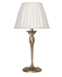 Giovanni Battista Tischleuchte E14 Simona Weiß< Wohnzimmerlampen|Messinglampen