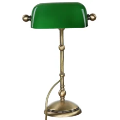 Tischlampen|Bürolampen*Giovanni Battista Tischleuchte in Bronze Hell aus echtem Messing