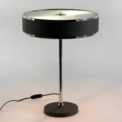 Jupiter Tischleuchte in Graphit Ø35cm H:47cm Lampe LORSAN< Schlafzimmer Lampen|Moderne Lampen