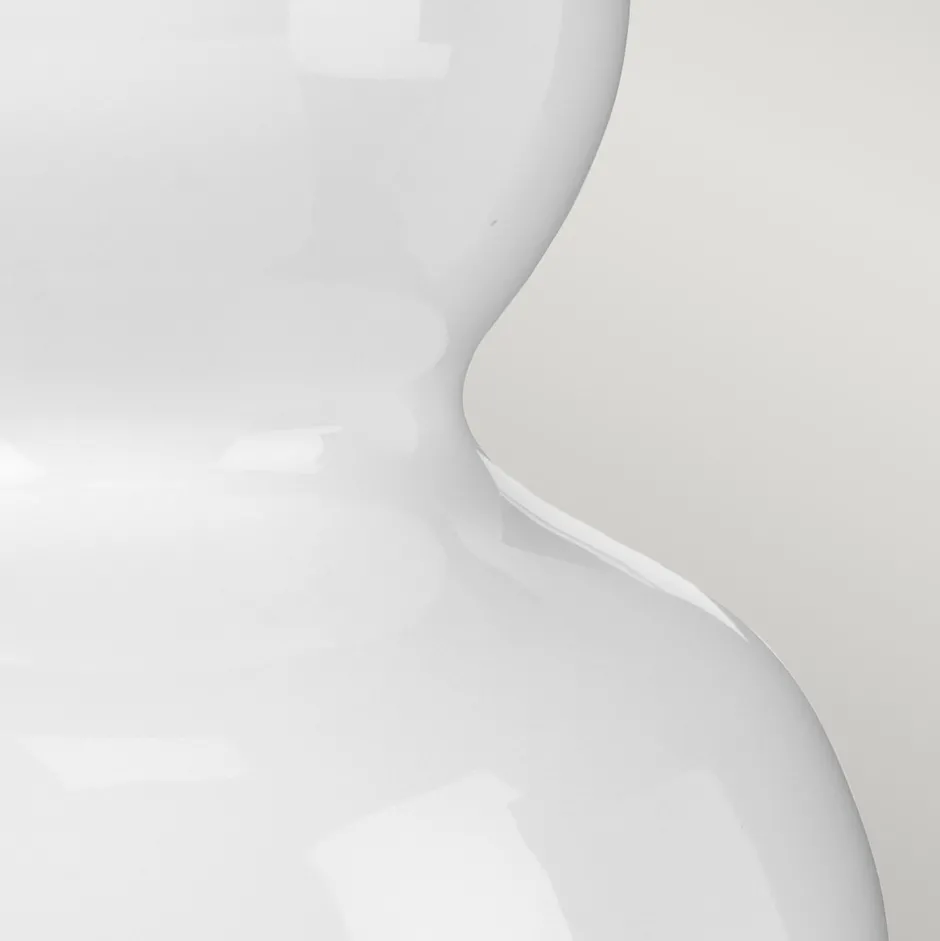 Wohnzimmerlampen|Stofflampen*Elstead Tischleuchte Keramik Stoff E27 64 cm hoch Weiß Blau