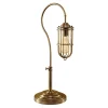 Tischlampen|Industrie Lampen*Elstead Tischleuchte LANA in Messing Antik H:62cm Lampe