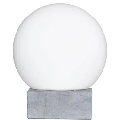 By Rydéns Tischleuchte Marmor Glas H: 35,5 cm Kugelschirm E27< Wohnzimmerlampen|Metall Lampen