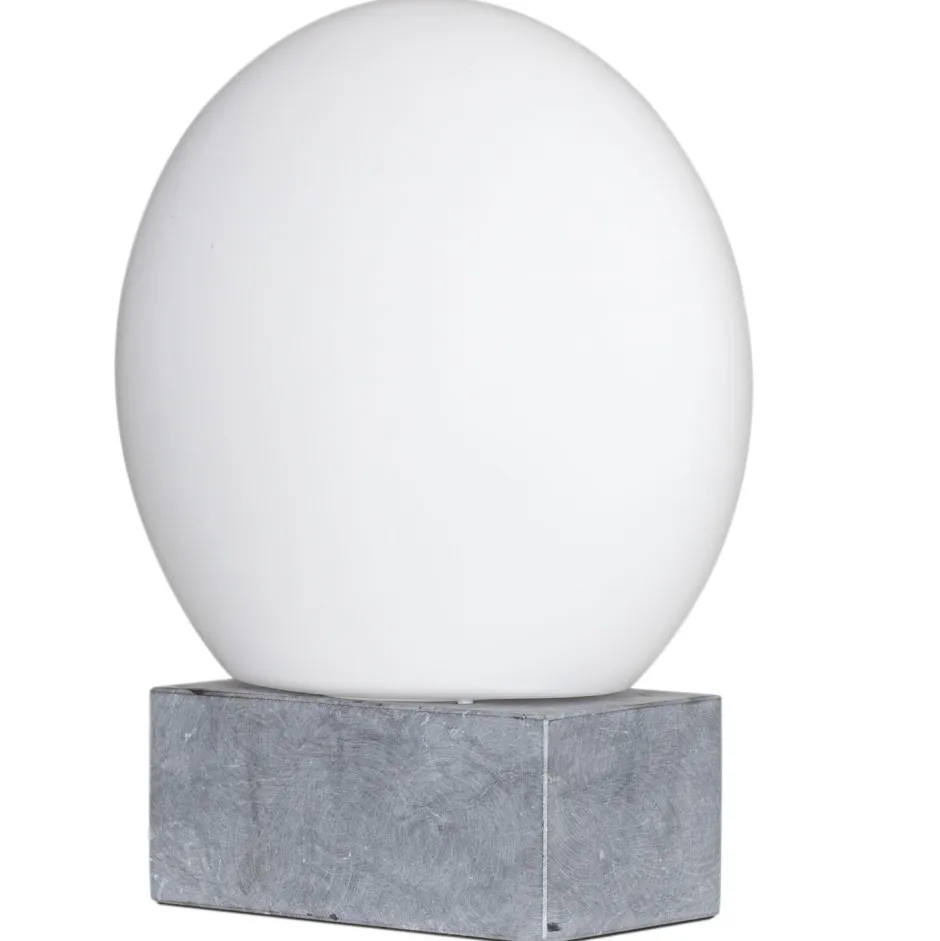 By Rydéns Tischleuchte Marmor Glas H: 35,5 cm Kugelschirm E27< Wohnzimmerlampen|Metall Lampen