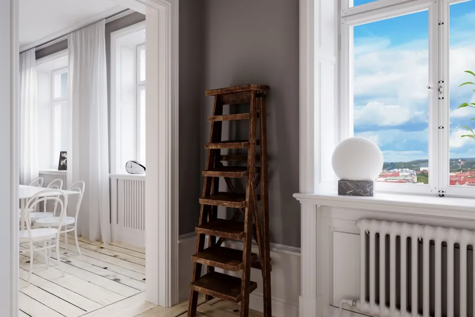 By Rydéns Tischleuchte Marmor Glas H: 35,5 cm Kugelschirm E27< Wohnzimmerlampen|Metall Lampen