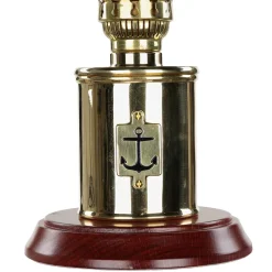 Metall Lampen|Messinglampen*Laura Suardi Tischleuchte Messing Maritim H:30cm extravagant