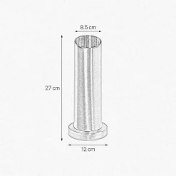 Messinglampen|Lampen Aus Aller Welt*Giovanni Battista Tischleuchte Messing massiv H: 27 cm Ø 8,5 cm schmal klein