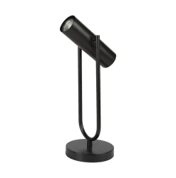 Searchlight Tischleuchte Metall 45 cm GU10 Schwarz verstellbar< Wandleuchten|Wohnzimmerlampen