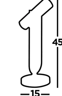 Searchlight Tischleuchte Metall 45 cm GU10 Schwarz verstellbar< Wandleuchten|Wohnzimmerlampen