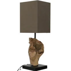 Holzlampen|Lampen Treibholz*Invicta Interior Tischleuchte Modern kunstvoll 45cm Tischlampe Natur