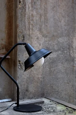 Tischlampen|Schlafzimmer Lampen*Masterlight Tischleuchte PRATO Schwarz