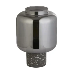 Wohnzimmerlampen|Glaslampen*Searchlight Tischleuchte Tischlampe klein Beton mit Terrazzo Effekt