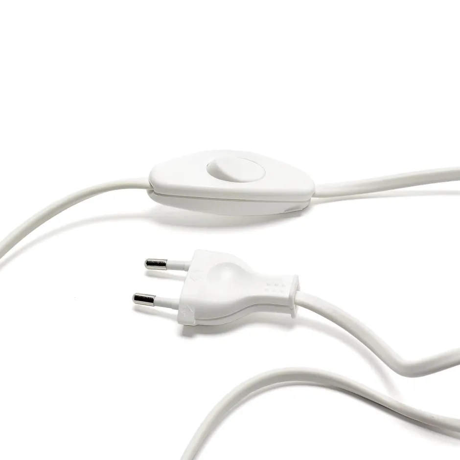 Schlafzimmer Lampen|Metall Lampen*Easylight Tischleuchte Weiß 34 cm E27 Stoff Metall