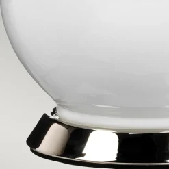 Elstead Tischleuchte Weiß Gelb Keramik Stoff E27 64 cm Retro WINTA< Tischlampen|Schlafzimmer Lampen