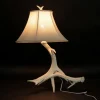 Easylight Tischleuchte Weiß Geweih Optik< Shabby Chic Lampen|Lampe Landhausstil