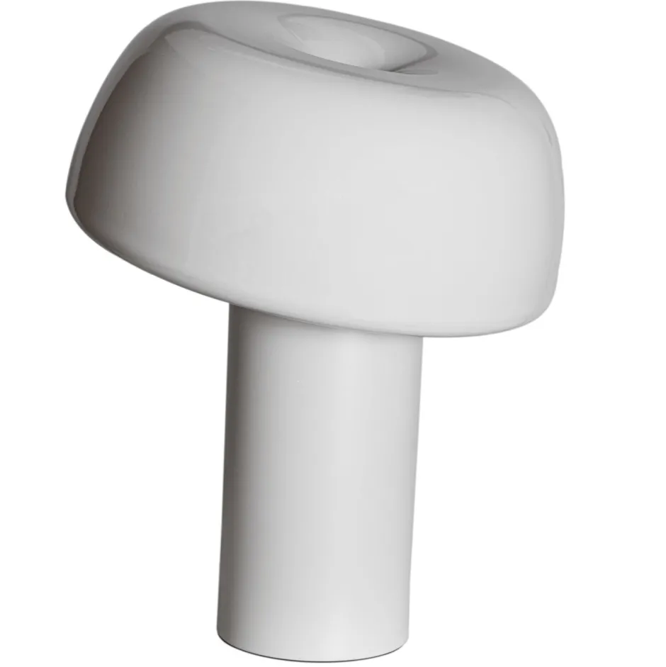 Wohnzimmerlampen|Schlafzimmer Lampen*By Rydéns Tischleuchte Weiß H: 41 cm kippbar Metall Kabelschalter E27