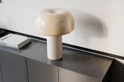 Wohnzimmerlampen|Schlafzimmer Lampen*By Rydéns Tischleuchte Weiß H: 41 cm kippbar Metall Kabelschalter E27