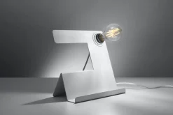 Sollux Tischleuchte Weiß mit Ablage H:24cm Modern stylisch< Tischlampen|Moderne Lampen
