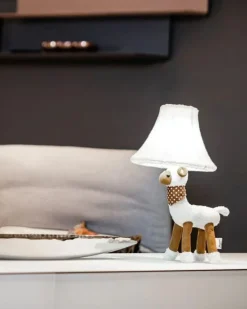 Happy Lamps Tischleuchte Weiß Schaf 48 cm inkl. LED Kinderzimmer<Kinder Kinderzimmerlampen|Kinderlampen