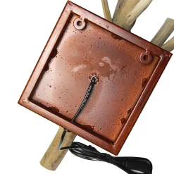 Stofflampen|Holzlampen*Suna Living Treibholz Lampe Wand Stoff Schirm Handarbeit SURIN