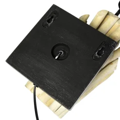 Suna Living Treibholz Wandleuchte Stoffschirm Handarbeit Wohnzimmer< Wandleuchten|Flurlampen