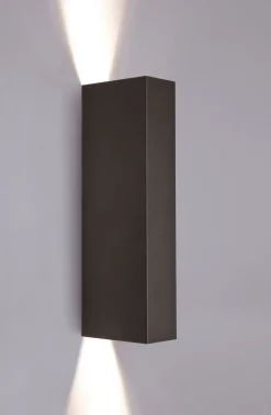 Nowodvorski Up- & Down Wandleuchte MALMO in Schwarz 2-flmg< Wandleuchten|Flurlampen