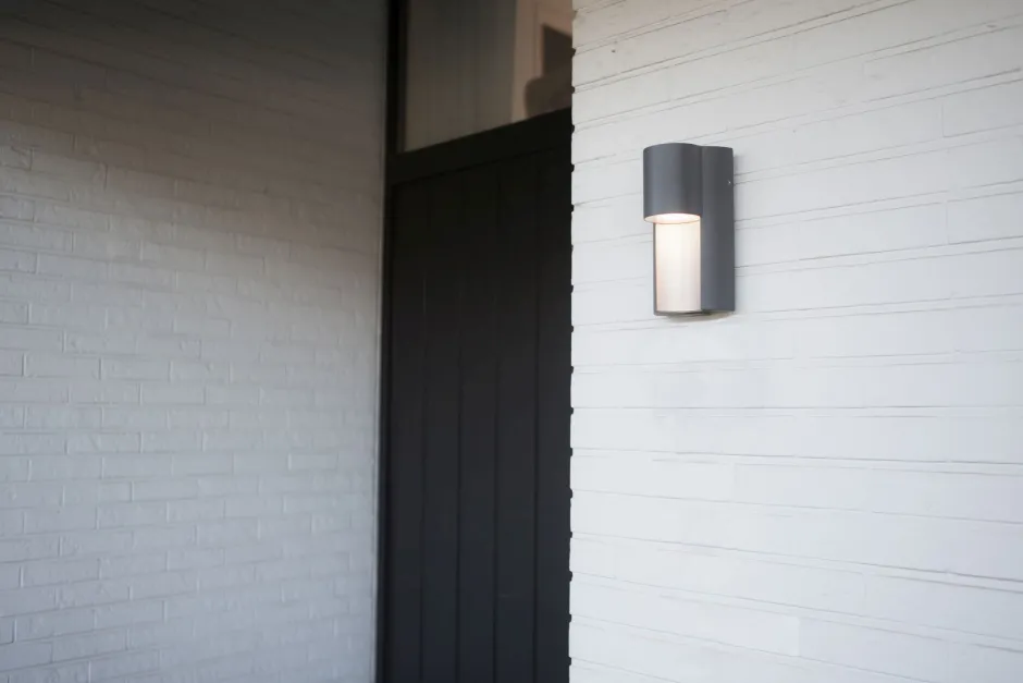 Eco-Light Up Down Außenleuchte Aluminium H:22 cm IP54 GU10 Wand< Metall Lampen|Fassadenstrahler