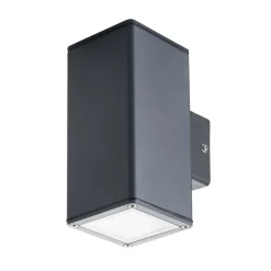 Außenwandleuchten|Moderne Lampen*Kanlux UP Down Außenleuchte Anthrazit Aluminium Glas IP44