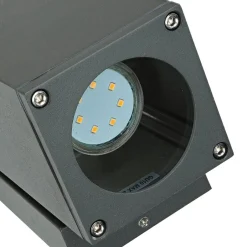 SU-MA Up Down Außenleuchte Anthrazit Aluminium IP54< Metall Lampen|Feuchtraumleuchten