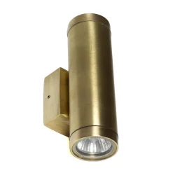 Metall Lampen|Messinglampen*Lido Up Down Leuchte Außen Messing massiv IP64 rostfrei