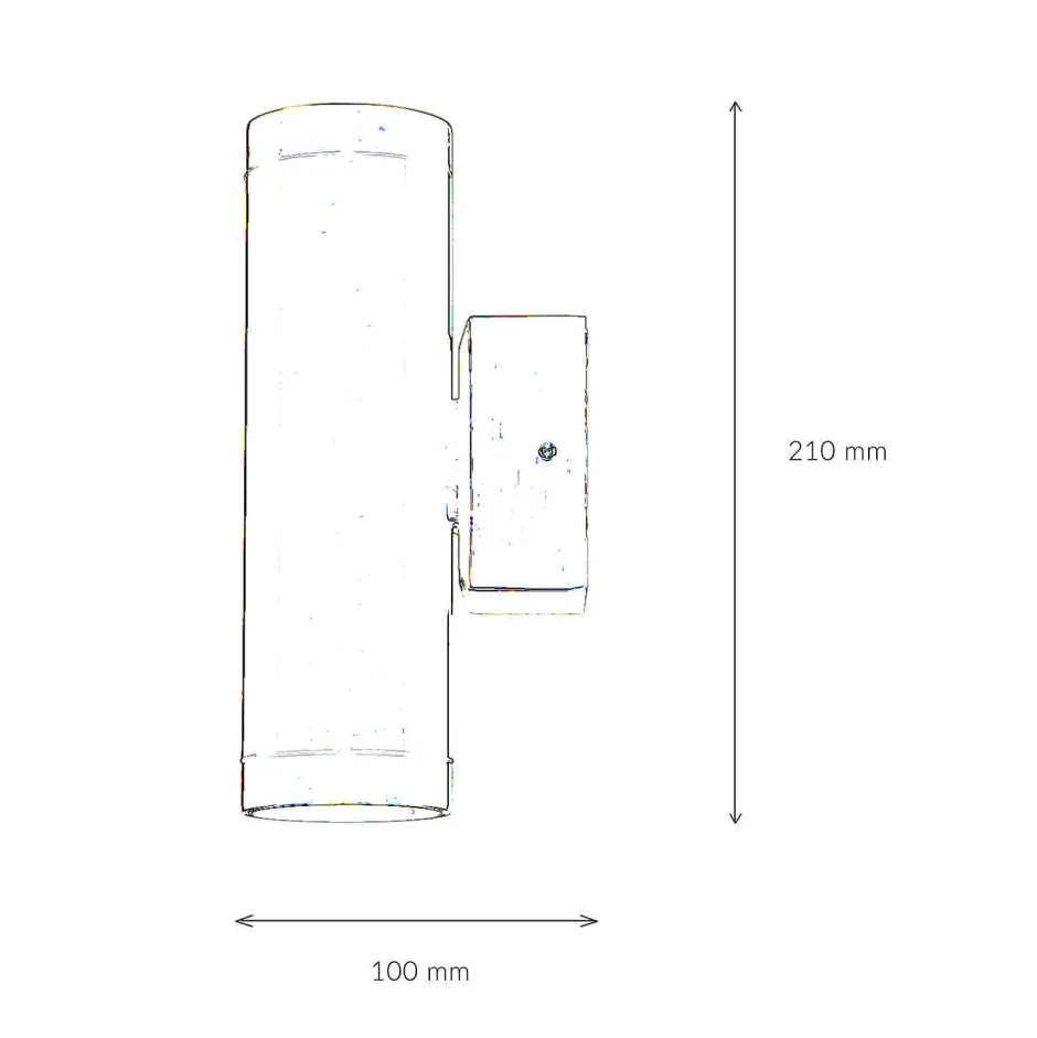 Metall Lampen|Messinglampen*Lido Up Down Leuchte Außen Messing massiv IP64 rostfrei