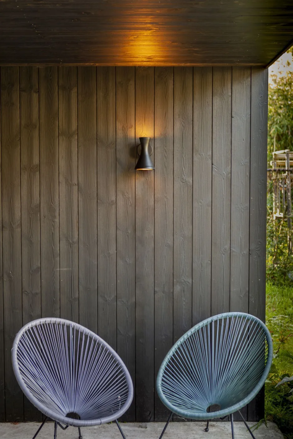 Metall Lampen|Moderne Außenleuchten*Eco-Light Up Down Wandlampe Aluminium Schwarz GU10 IP44 blendarm